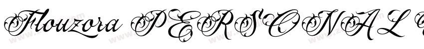 Flouzora PERSONAL USE ONLY!字体转换